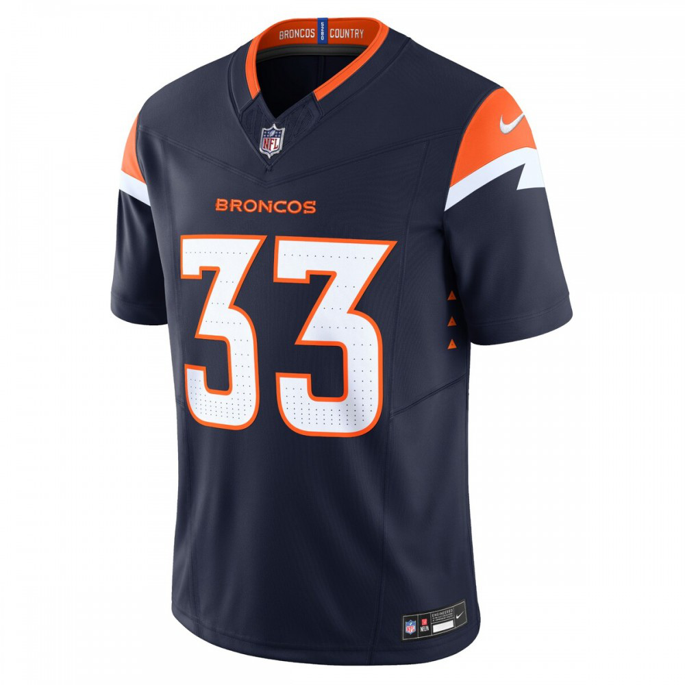 Javonte Williams Denver Broncos Nike Mile High Collection Vapor F.U.S.E. Limited Jersey - Navy-GridironStore